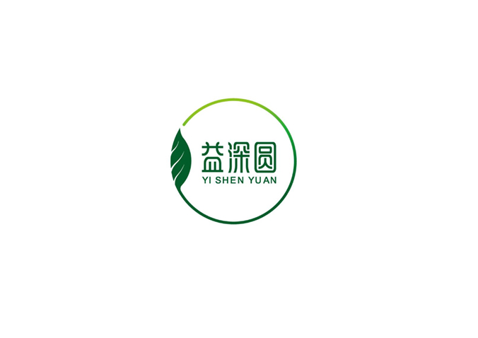 日灿生态—益深圆  商标设计  品牌标志设计  项目logo设计